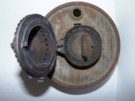 Vintage Metal Miller Co Gas Oil Kerosene Adjustable Wick Handheld LAMP - £31.07 GBP