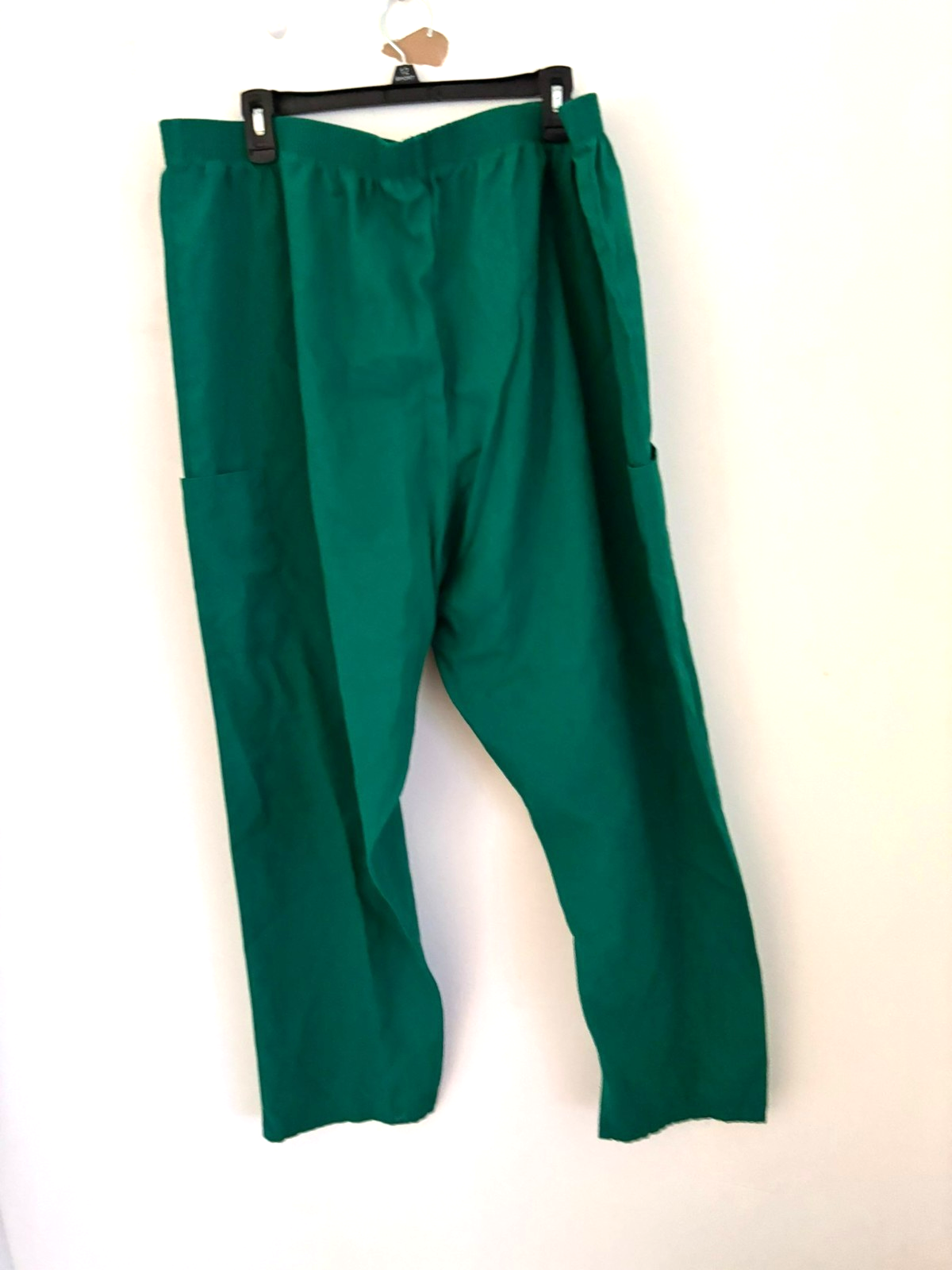 Women’s 3XL Green Cropped Pants Plus Size Elastic Waist Pull-On Casual Comfort Item image 2