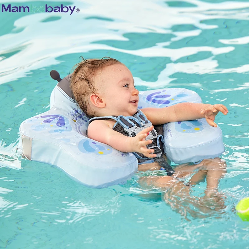 Mambobaby Baby Float Lying Swimming Ring Swim Trainer Toddler Waist - £73.88 GBP+