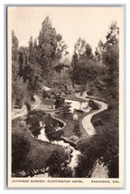 Japanese Garden Huntington Hotel Pasadena California CA UNP WB Postcard Z9 - £3.59 GBP