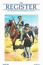 The Register Of The Kentucky Historical Society Autumn 1992 Vol. 90, No. 4 - £5.84 GBP