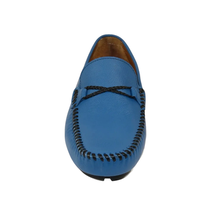 Men's Driving Shoes GENIO Turkey Casual Dress Genuine Leather 120747871 Blue image 2