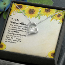 To Step Mom Bonus Mom Any Woman Forever Necklace w Message Card - £44.78 GBP+