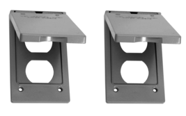 Sigma Electric 14246 Vertical Duplex Weatherproof Cover 1-Gang Gray (2 P... - €8,08 EUR
