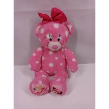 2012 Build A Bear Disney Minnie Mouse Pink Polka Dot Teddy Bear 16" Plush - $14.54