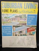 Vintage 1960s Suburban Living Home Plans by Garlinghouse  Contemporary H... - $88.09