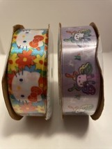 Sanrio Hello Kitty Decorative Ribbon Hair Offray Lot of 2 Spools NEW  20... - $7.92
