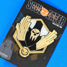 Soul Eater Lord Death Golden Glitter Enamel Pin - Anime Manga Figure - £11.07 GBP