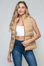 Snobbish Zip Up Turtleneck Vest with Pockets - £24.81 GBP