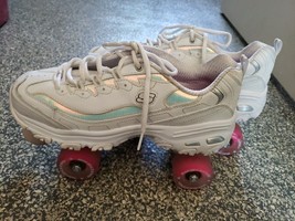 Sketchers Roller Skates  Pink Wheels Light  Fly Cruiser Size 11 Air Cool... - $48.99