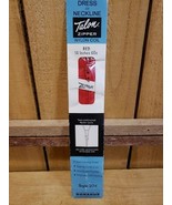 Vintage Talon ZEPHyR Nylon Coil 14&quot; Red Zipper NOS Style 20-1 Dress or N... - $270.57 MXN