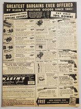 1949 Print Ad Klein&#39;s Sporting Goods Fishing Reels &amp; Rods, Pistols Chicago,IL - £9.33 GBP