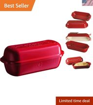 Italian Bread Loaf Baker | Burgundy - $245.01