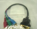 D terminal (female) - component (male) conversion video cable 0.3m Japan... - $24.51