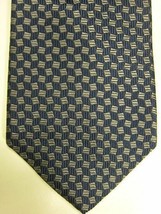 NEW Brooks Brothers Blue With Lighter Blue Squares Silk Neck Tie USA NWT - $41.79