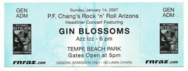 2007 Gin Blossoms Full Concert ticket 1/14/07 - £57.88 GBP