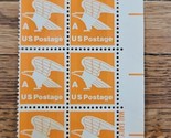 US Stamp US Postage A Eagle Orange Block of 6 - $3.79