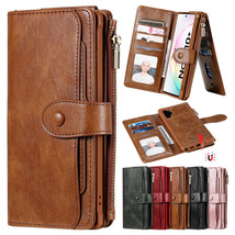 For Samsung Galaxy Note 20/S20+/S10 Leather Wallet Magnetic Flip cover Case - £62.93 GBP