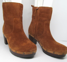 Clarks Artisan Ledella Abbey Womens Side Zip Lined Ankle Boots Size US 8... - $39.00