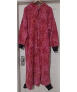 WOMEN STAN HERMAN One Size Pink Fleece Sleep Sack Wearable Blanket Zip U... - €23,46 EUR
