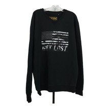 AKOO Mens Get Lost Crew Neck Sweatshirt Black 3XL - £26.45 GBP