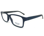 Polo Ralph Lauren Eyeglasses Frames PH 2133 5528 Matte Gray Navy Blue 54... - £66.10 GBP