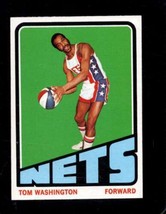 1972-73 Topps #240 Tom Washington Exmt Ny Nets Nicely Centered *X65698 - £3.87 GBP