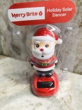 Merry Brite Holiday Solar Dancer-Chrismas Santa Claus. ShipN24Hours - £19.93 GBP