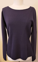 Emerson Rose Luxurious Sweater Sz- XL Purple Night Wool Blend - £40.04 GBP