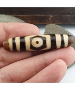 Pendentif amulette tibétaine ancienne perle agate dzi totem 1 yeux dans ... - $2,093.98 MXN