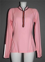 LULULEMON 1/4 Zip Back Pocket Thumb Holes Reflective Soft Active Top Wm&#39;... - $880.92 MXN