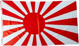 PringCor 3x5 Rising Sun Japanese Battle Flag Japan Naval Ensign Imperial Navy JP - £11.05 GBP