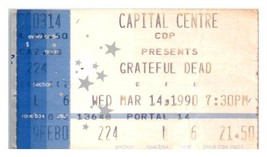 Grateful Dead Concert Ticket Stub March 14 1990 Washington DC Landover MD - £27.09 GBP