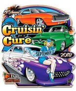 Cruisin&#39; for a Cure 2018 Car Event Plasma Cut Metal Sign - £31.41 GBP