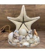 Vtg 50&#39;s/60&#39;s STARFISH Night Light/TV LAMP Seashells/Coral Acrylic Base ... - $906.04 MXN