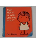 Mein Hemd ist weiß - und was ist rot? Dick Bruna Germany 1977 Scarce Ger... - £6.04 GBP