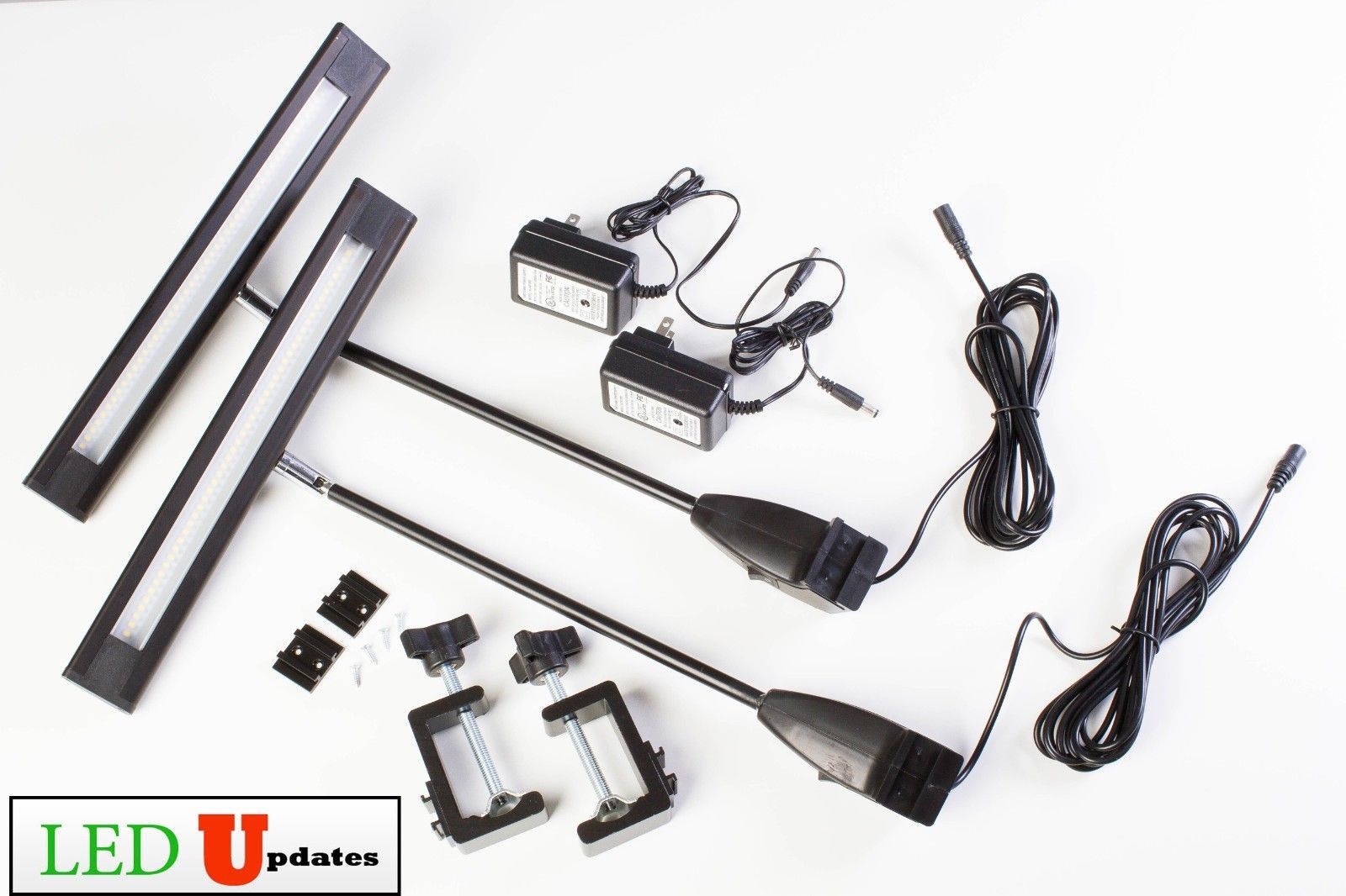 2x Bright Trade Show LED Light for Exhibit backdrop display 20W with UL Power