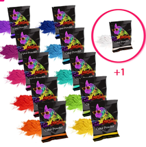Chameleon Colors Chalk Color Powder 11 Sample Packs 70 gram/ea  for 3-5 people - £16.43 GBP