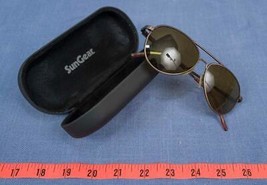 Vintage Sun Gear Bronze Métal Lunettes de Soleil Dq - £34.54 GBP