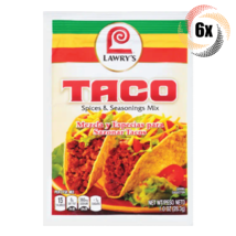 6x Packets Lawry's Original Taco Spices &  Seasoning Mix | No MSG | 1oz - £14.51 GBP