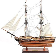 Ship Model Watercraft Traditional Antique El Cazador Black Painted Brass - $499.00