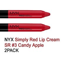 Nyx Simply Red Lip Cream 2pack(free Shipping) (#3 CANDY APPLE) - £10.78 GBP+