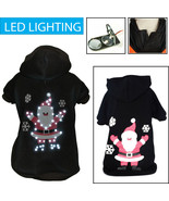 Pet Life LED Lighting Juggling Santa Hooded Pet Dog Sweater Costume - $22.49