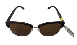 Sunglasses Polarized Foster Grant Tortoise Brown Gold Retro Frame - £6.13 GBP