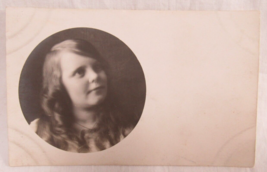 CYKO Ansco B &amp; W Real Photo Postcard 1907 Girl Portrait RPPC - £2.32 GBP