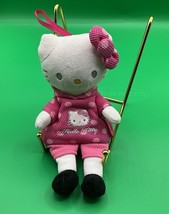 A Rare Sanrio Full Body Hello Kitty Plush Small Zip Bag HTF - £14.75 GBP