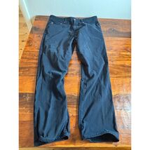 AG Adriano Goldschmied Everett Slim Straight Navy Blue Pants 34x32 1794B... - $27.72