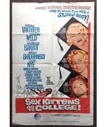 *SEX KITTENS GO TO COLLEGE (1960) Mamie Van Doren, Tuesday Weld, Mijanou... - $130.34 CAD