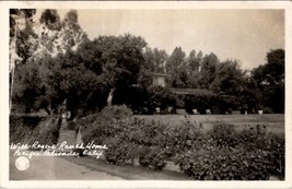 Will Rogers Ranch House Pacific Palisades RPPC Postcard B22 - £10.18 GBP