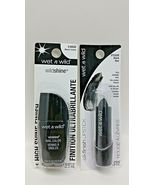 ( Lot of 2 ) Wet n Wild NAIL COLOR &amp; LIPSTICK Black Brand new SEALED - £11.67 GBP